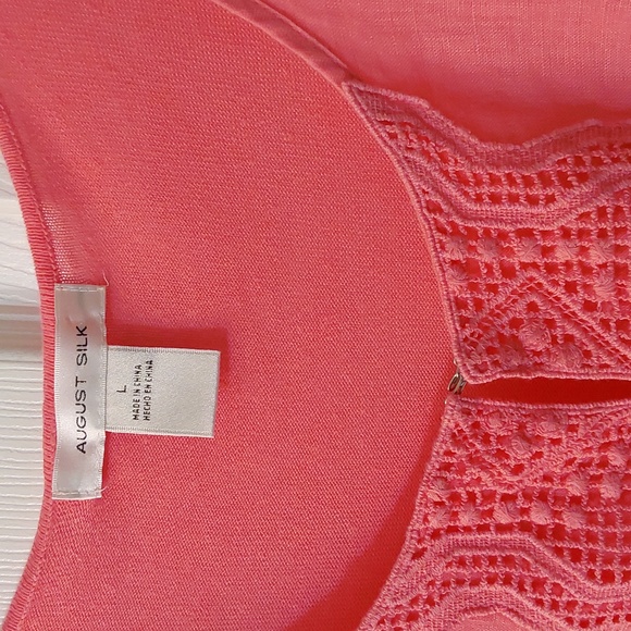 AUGUST SILK Sleevless  linen top - Picture 2 of 5